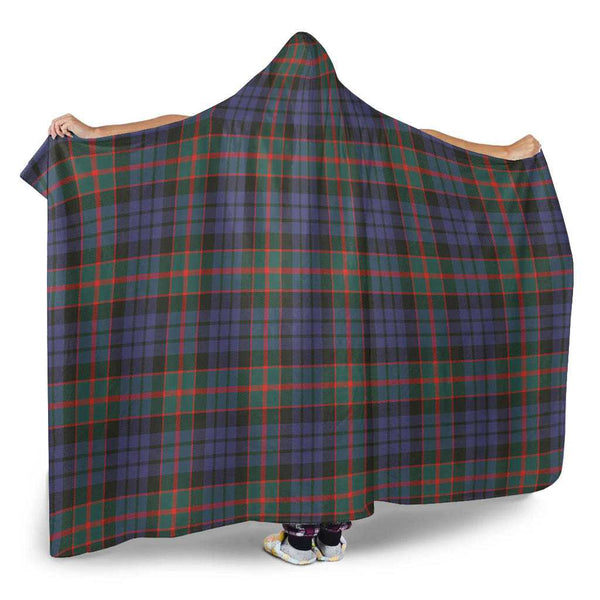 Scottish Fletcher of Dunans Clan Tartan Hooded Blanket Tartan Plaid 2