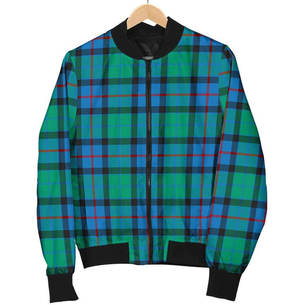 Scottish Flower of Scotland Clan Tartan Bomber Jacket Tartan Plaid 1