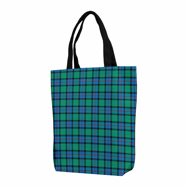 Scottish Flower of Scotland Clan Tartan Canvas Bag With Shoulder Strap Tartan Plaid 1