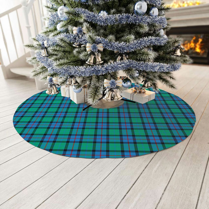 Scottish Flower of Scotland Clan Tartan Christmas Tree Skirt No Tassels 3 Tartan Plaid