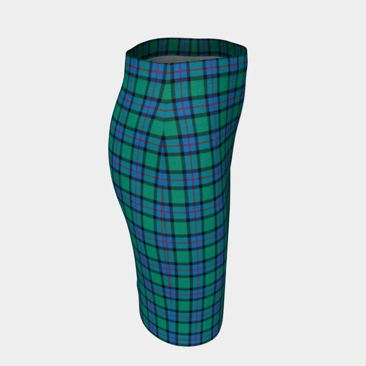 Scottish Flower of Scotland Clan Tartan Fitted Skirt Tartan Plaid 3