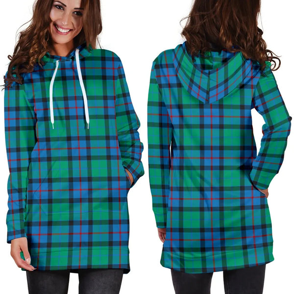 Scottish Flower of Scotland Clan Tartan Hoodie Dress
