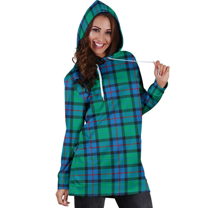 Scottish Flower of Scotland Clan Tartan Hoodie Dress