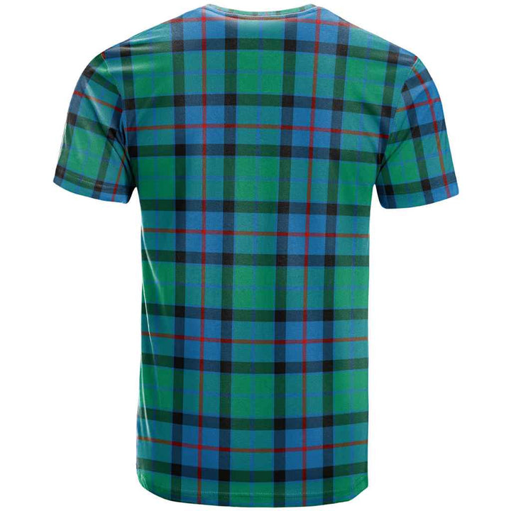 Scottish Flower of Scotland Clan Tartan T-Shirt Back Side Tartan Plaid