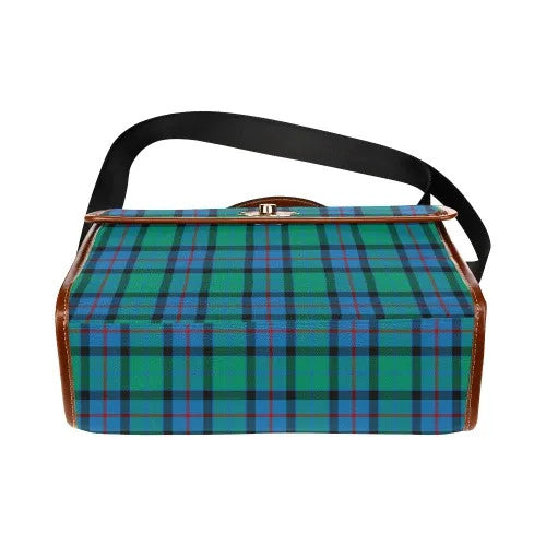 Scottish Flower Of Scotland Clan Tartan Waterproof Canvas Bag Tartan Plaid 5