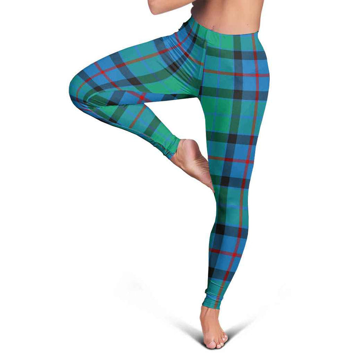 Scottish Flower of Scotland Clan Tartan Women Leggings Tartan Plaid 5