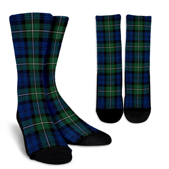 Scottish Forbes Ancient Clan Tartan Crew Socks