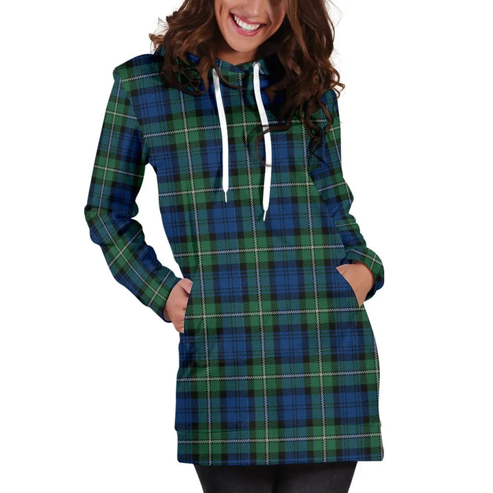 Scottish Forbes Ancient Clan Tartan Hoodie Dress