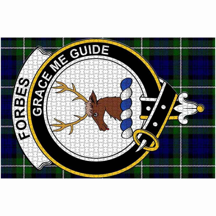 Scottish Forbes Clan Crest Tartan Jigsaw Puzzle 2