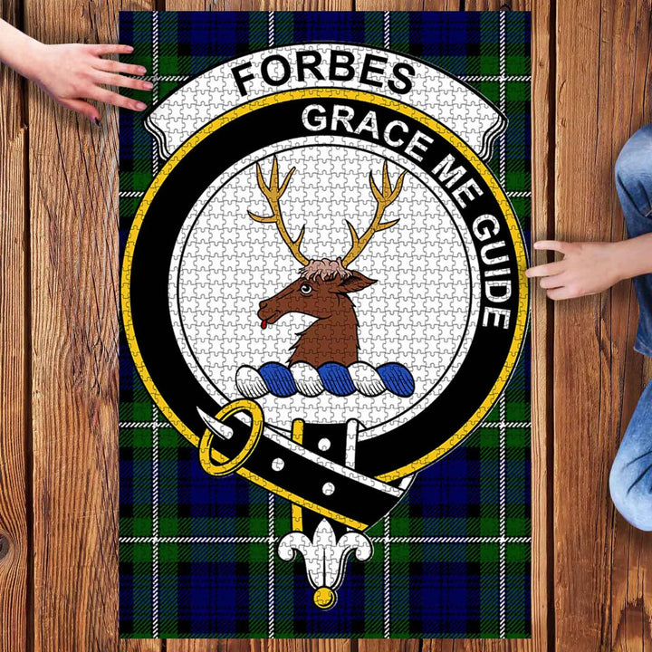 Scottish Forbes Clan Crest Tartan Jigsaw Puzzle 3