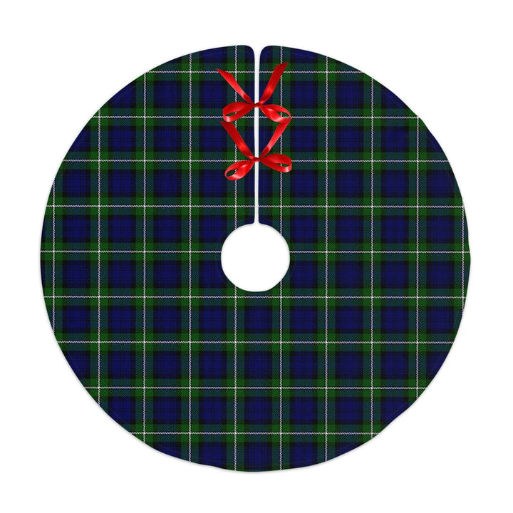 Scottish Forbes Modern Clan Tartan Christmas Tree Skirt No Tassels 1 Tartan Plaid