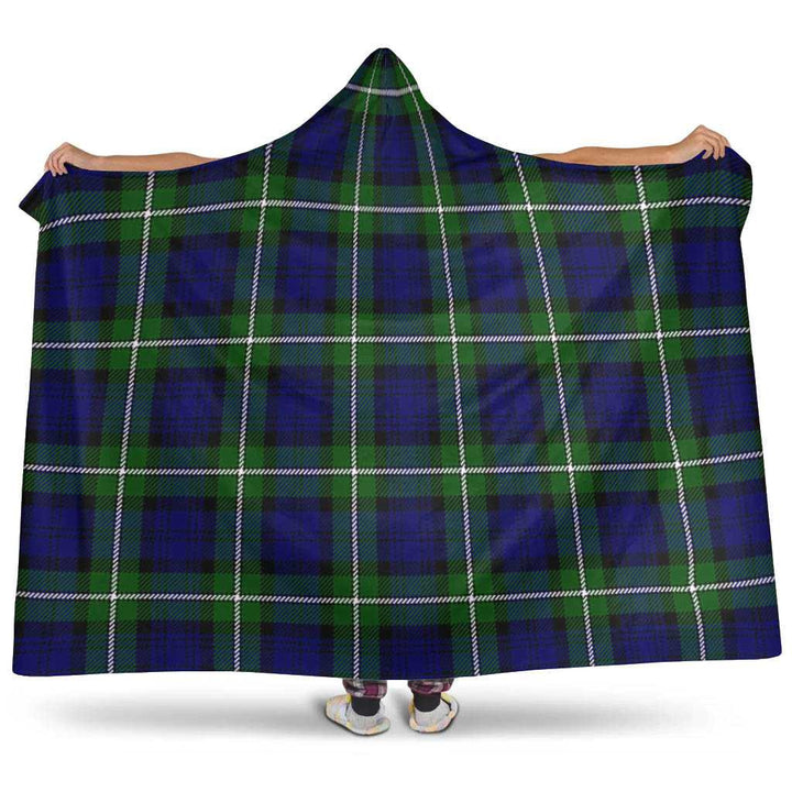 Scottish Forbes Modern Clan Tartan Hooded Blanket Tartan Plaid 1