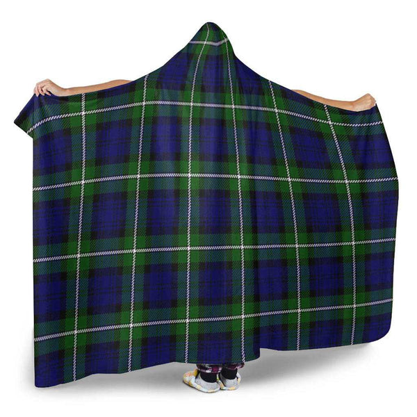 Scottish Forbes Modern Clan Tartan Hooded Blanket Tartan Plaid 2
