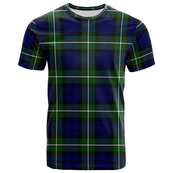 Scottish Forbes Modern Clan Tartan T-Shirt Front Side Tartan Plaid