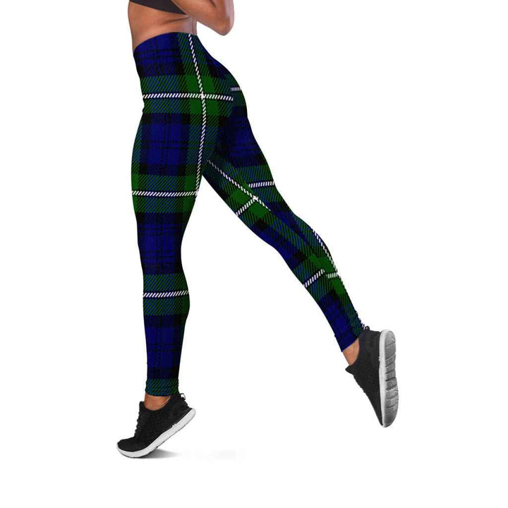 Scottish Forbes Modern Clan Tartan Women Leggings Tartan Plaid 2