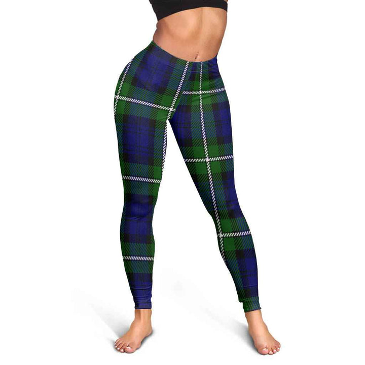 Scottish Forbes Modern Clan Tartan Women Leggings Tartan Plaid 3