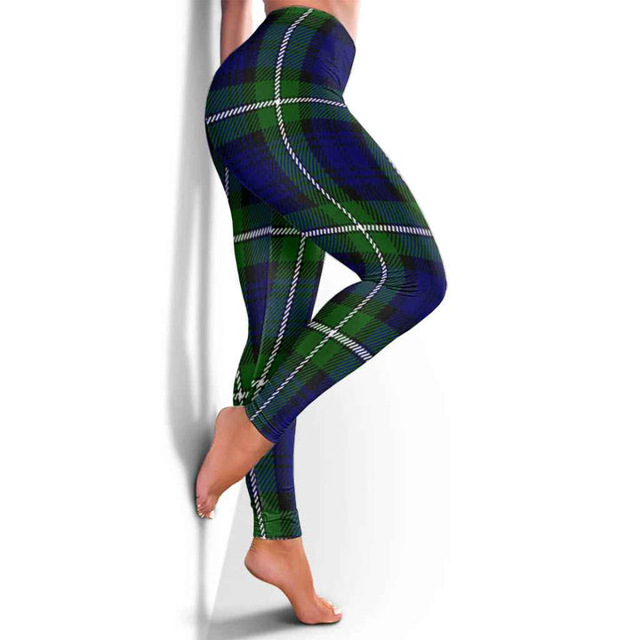Scottish Forbes Modern Clan Tartan Women Leggings Tartan Plaid 4
