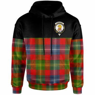 Scottish Forrester Clan Crest Tartan Hoodie - Horizontal Style Front Side Tartan Plaid