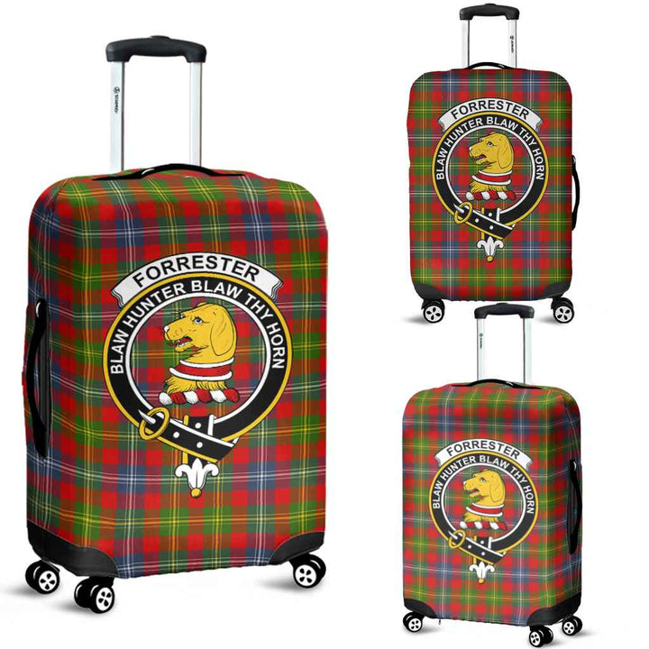 Scottish Forrester Clan Crest Tartan Luggage Cover Tartan Plaid 1