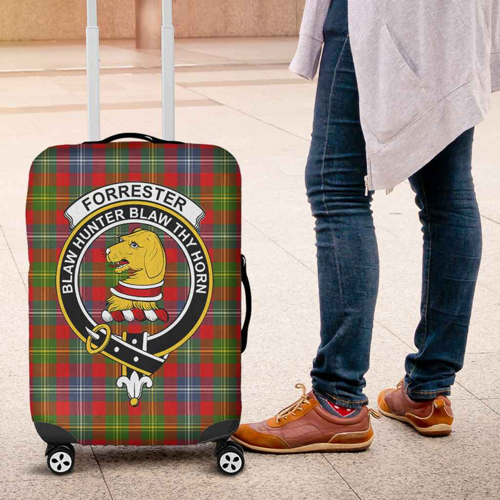 Scottish Forrester Clan Crest Tartan Luggage Cover Tartan Plaid 4