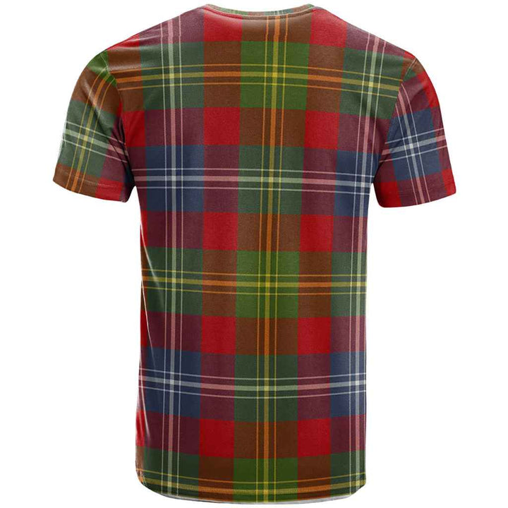 Scottish Forrester Clan Crest Tartan T-Shirt Back Side Tartan Plaid