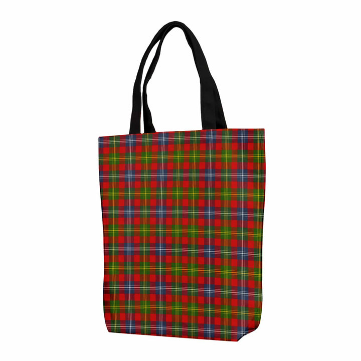 Scottish Forrester Clan Tartan Canvas Bag With Shoulder Strap Tartan Plaid 1