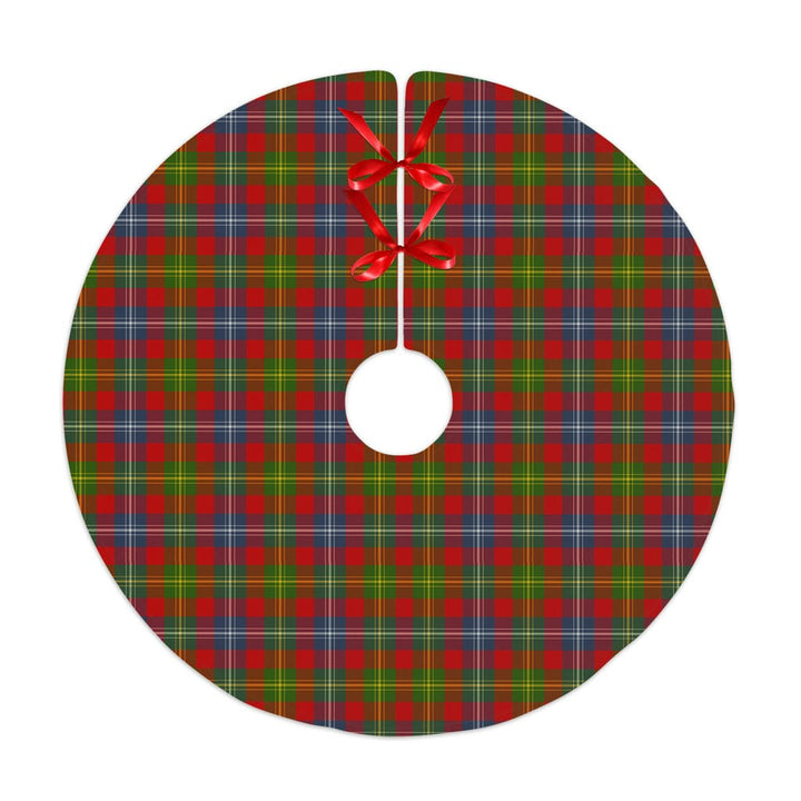 Scottish Forrester Clan Tartan Christmas Tree Skirt No Tassels 1 Tartan Plaid