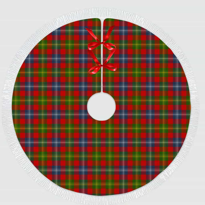 Scottish Forrester Clan Tartan Christmas Tree Skirt Tassels 1 Tartan Plaid