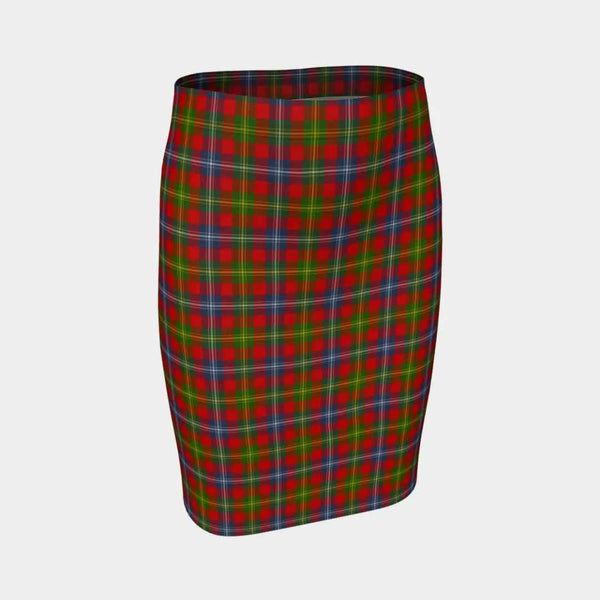 Scottish Forrester Clan Tartan Fitted Skirt Tartan Plaid 1
