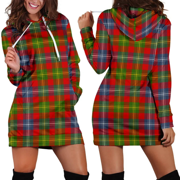Scottish Forrester Clan Tartan Hoodie Dress