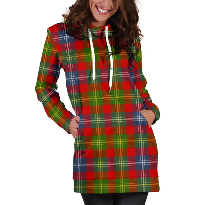 Scottish Forrester Clan Tartan Hoodie Dress