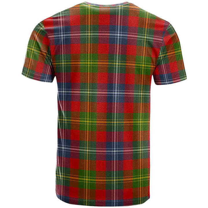 Scottish Forrester Clan Tartan T-Shirt Back Side Tartan Plaid