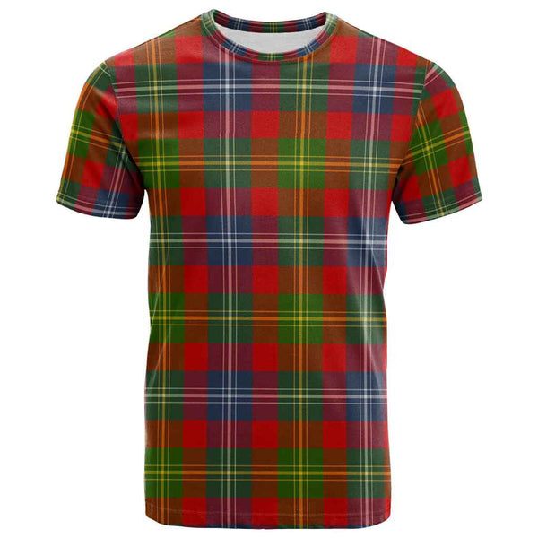 Scottish Forrester Clan Tartan T-Shirt Front Side Tartan Plaid