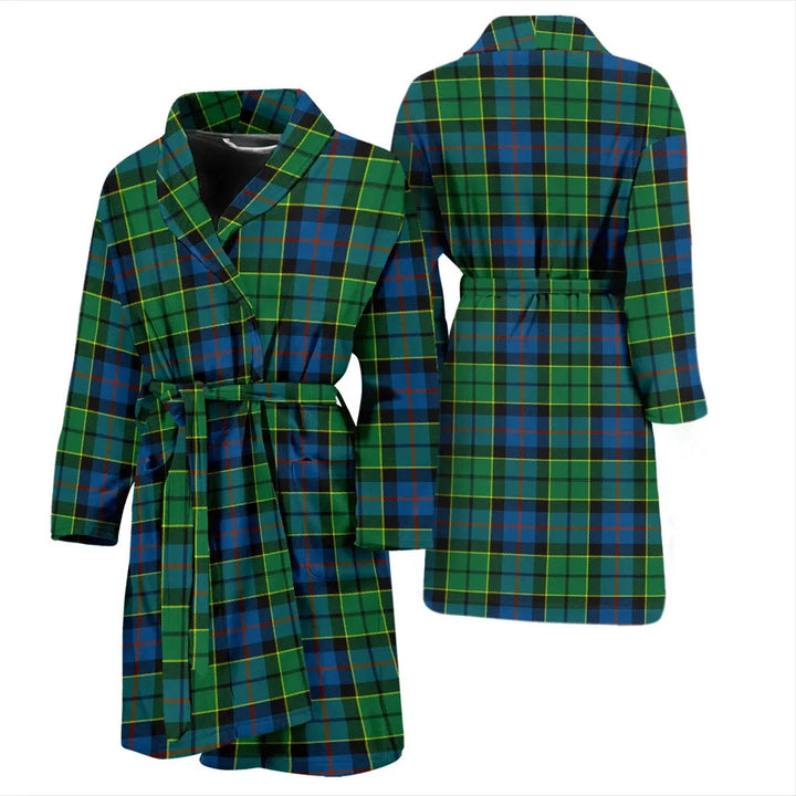 Scottish Forsyth Ancient Clan Tartan Bathrobe 3