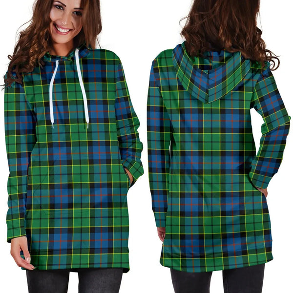 Scottish Forsyth Ancient Clan Tartan Hoodie Dress