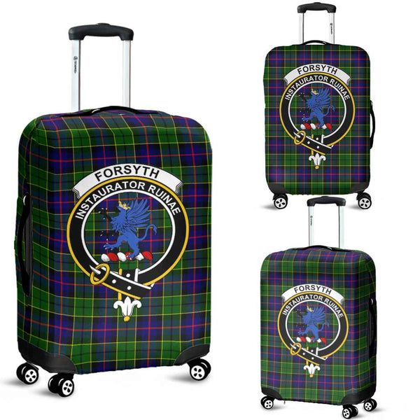 Scottish Forsyth Clan Crest Tartan Luggage Cover Tartan Plaid 1