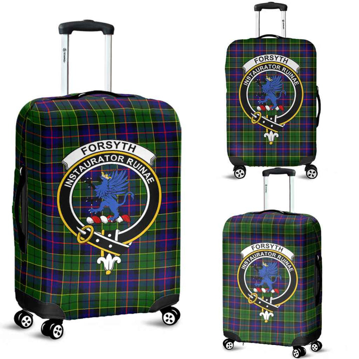 Scottish Forsyth Clan Crest Tartan Luggage Cover Tartan Plaid 1