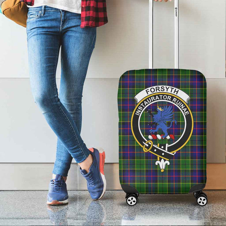 Scottish Forsyth Clan Crest Tartan Luggage Cover Tartan Plaid 2