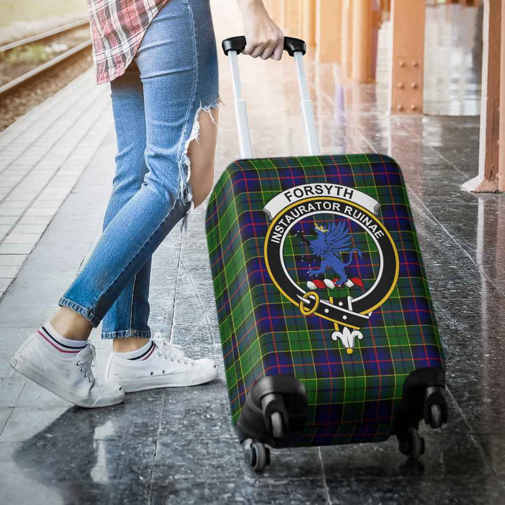 Scottish Forsyth Clan Crest Tartan Luggage Cover Tartan Plaid 3