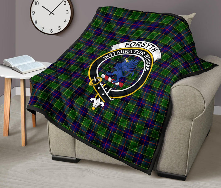 Scottish Forsyth Modern Clan Crest Tartan Quilt Tartan Plaid 9