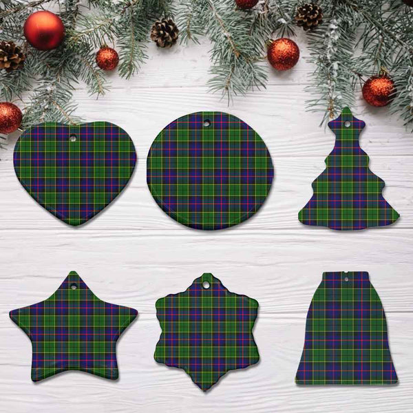 Scottish Forsyth Modern Clan Tartan Ceramic Ornament All Tartan Plaid
