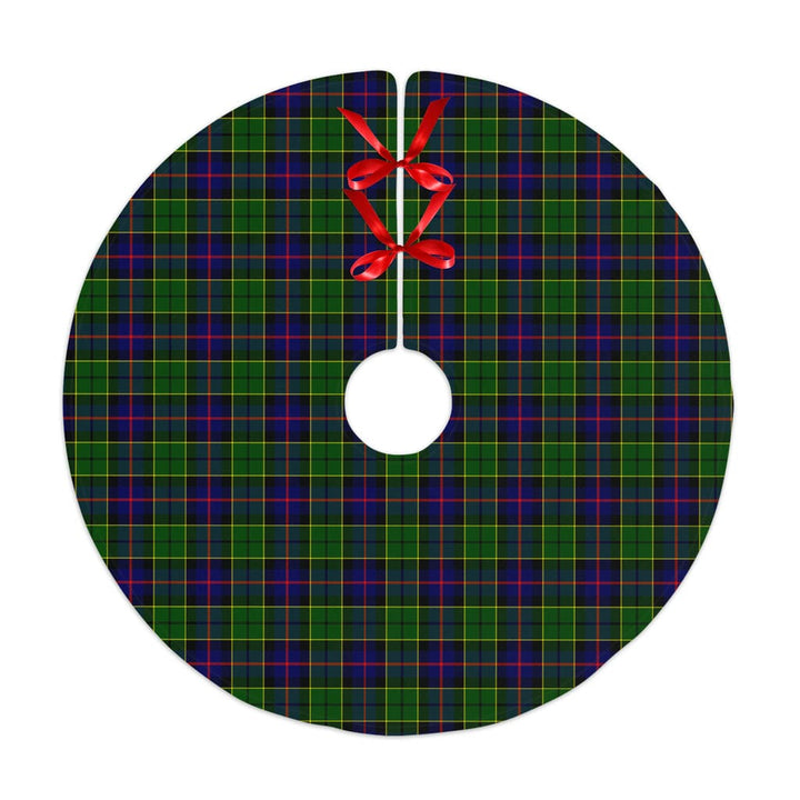 Scottish Forsyth Modern Clan Tartan Christmas Tree Skirt No Tassels 1 Tartan Plaid