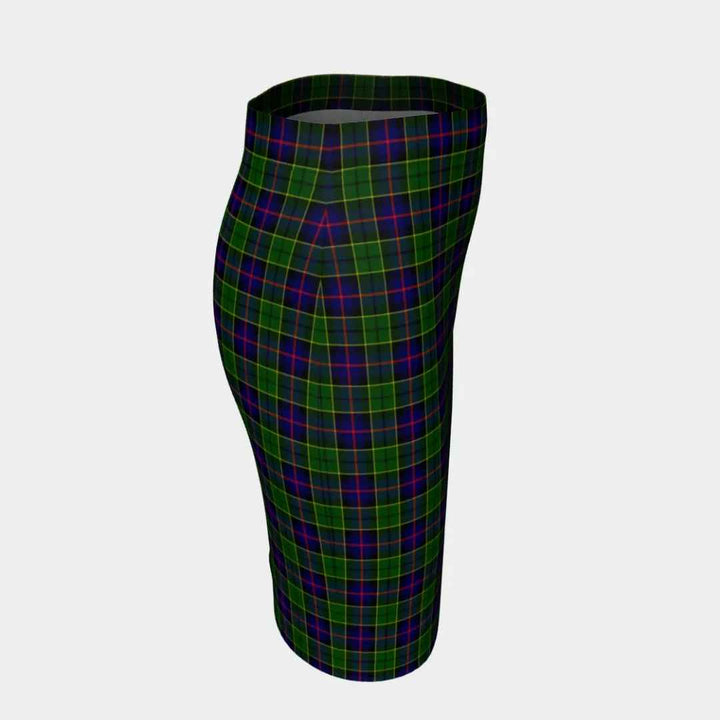 Scottish Forsyth Modern Clan Tartan Fitted Skirt Tartan Plaid 3