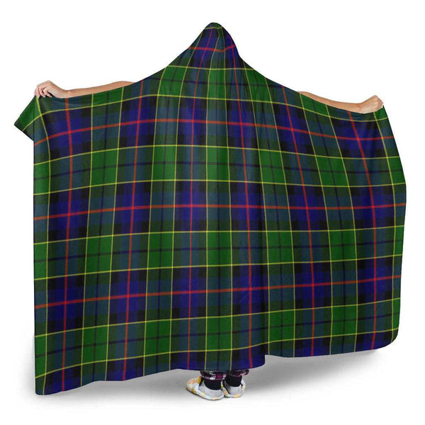 Scottish Forsyth Modern Clan Tartan Hooded Blanket Tartan Plaid 2