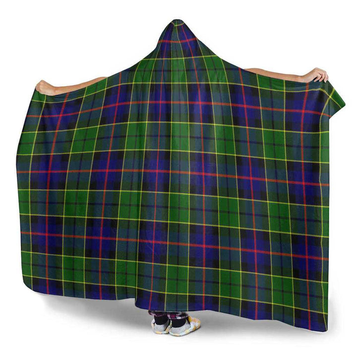 Scottish Forsyth Modern Clan Tartan Hooded Blanket Tartan Plaid 3