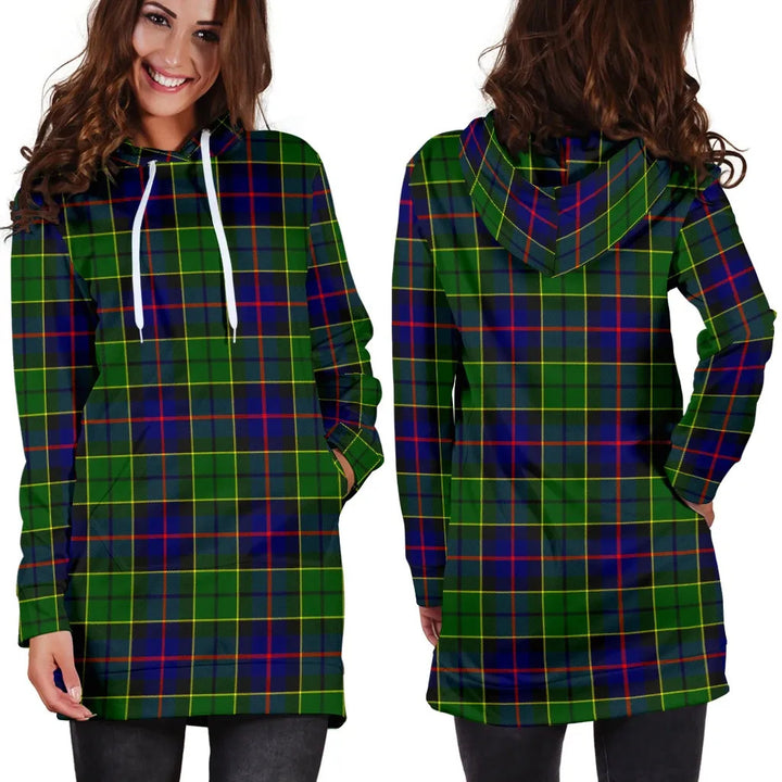 Scottish Forsyth Modern Clan Tartan Hoodie Dress