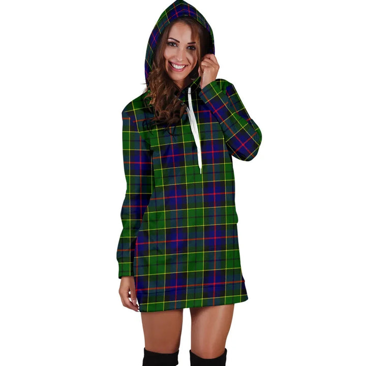 Scottish Forsyth Modern Clan Tartan Hoodie Dress