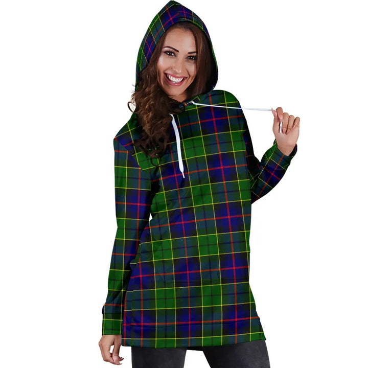 Scottish Forsyth Modern Clan Tartan Hoodie Dress