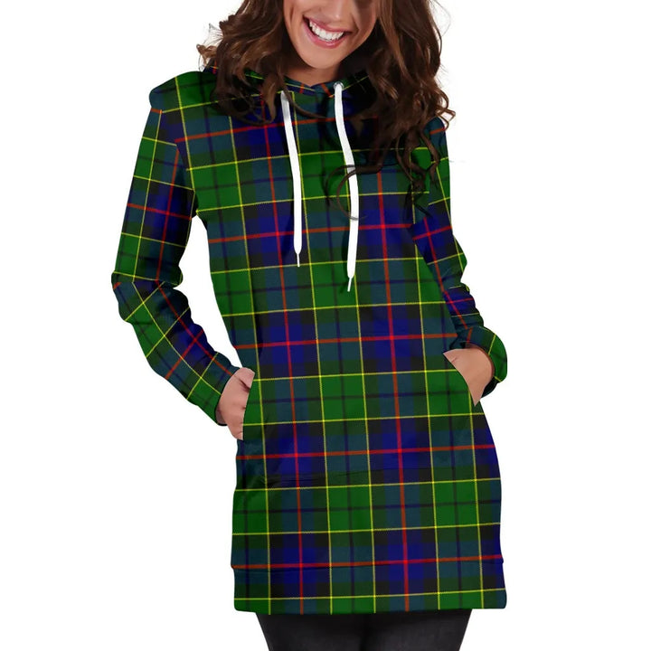 Scottish Forsyth Modern Clan Tartan Hoodie Dress