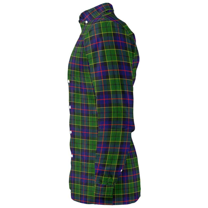 Scottish Forsyth Modern Clan Tartan Long Sleeve Shirt Tartan Plaid